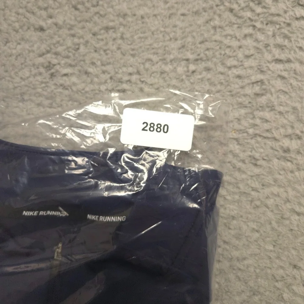 Nike Running Quarter Zip Pullover Mens XL Navy Special Olympics Logo Dri Fit